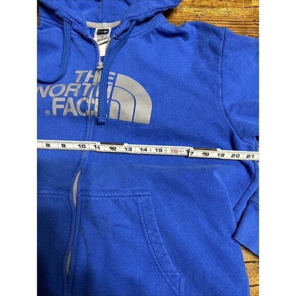 The North Face Women's Far Full Zip Hoodie Jacket Sweatshirt Navy Sz L Hooded - Picture 5 of 6